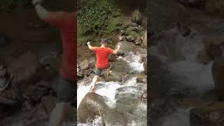 Trekking Tipis-Tipis ke Curug Undak Dua | TNGHS Cidahu #Shorts