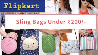 Flipkart Sling Bags Under Rs.200/-