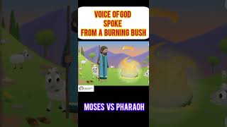 voice of god spoke from a burning bush #jesus #jesusanimation #bible #biblestories #moses #god