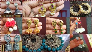 Imitation Earrings/Fancy Stud collection/Earrings vlog @chathurbujanveedu  Earringscollection