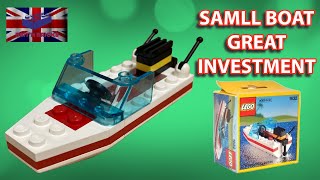 LEGO LEGOLAND Town set 1632 - (1990) Speedboat Build and Review