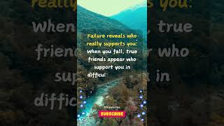 Failure reveals who really supports you..#lifelessons #videoshort  #quotes #daily