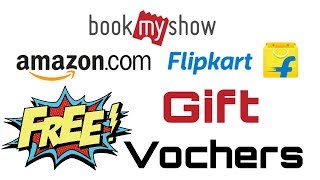 Free Gift Card Vochers:Amazon, Flipkart vochers (2017) with FanKick App