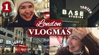 Allein in London, Base Dance Studios + WM-Fieber? | Vlogmas Tag 1