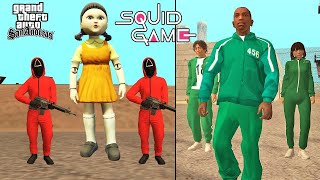 لن تصدق أنني لعبت لعبة الحبار في قراند سان أندرياس | GTA San Andreas Squid Game