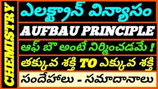 Aufbau Principle Detailed Explanation in Telugu ||