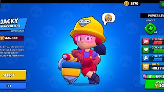 brawl stars Jacky gameplay