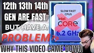 Why I took down the Intel video "Doesn't matter how FAST your CPU is if it feels SLOW"