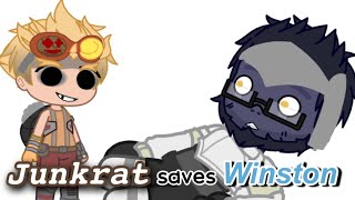 Junkrat saves Winston |Overwatch| Mmm monke