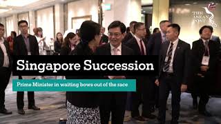 Singapore PM in waiting bows out, upending succession