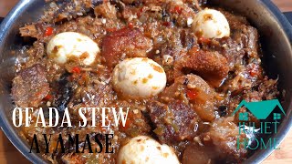 Simple Method To Make Ofada Stew | AYAMASE Recipe Beginners TUTORIAL#ofada#,#ayase#,#recipe#