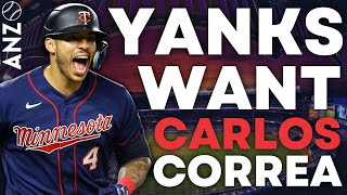 CARLOS CORREA THE NEXT YANKEE? "SOMETHING BIG" Is Coming! Yankees News Yankees Offseason Rumors ANZO