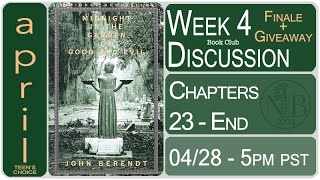 Week 2 Discussion - Midnight In the Garden of Good And Evil