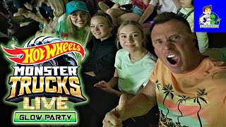 2023 Hot Wheels Monster Trucks Glow Party Live Show and Motocross