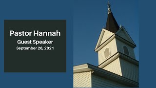 Worship service for Sunday, September 26th