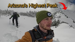 Conquering Humphrey's Peak (Winter Summit)