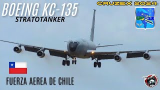 IMPRESSIONANTE! Boeing KC-135 Força Aérea Chilena  na Cruzex 2024.