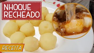 NHOQUE RECHEADO com QUEIJO |  A Melhor RECEITA da VIDA!!