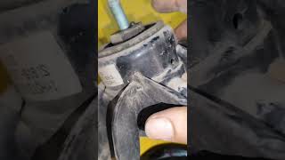 install new engine mount #howto #mechanic #copperpipe #automotive