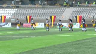 CRANE PERFORMERS AS HIS EXCELLENCY THE PRESDIENT COMMISSIONED NAKIVUBO STADIUM