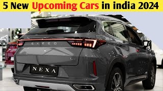 5 upcoming cars launch in india 2024🔥| ft kia, toyota, jeep, honda | upcoming cars