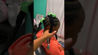 ✨Kids Medium Braids w/ Weave