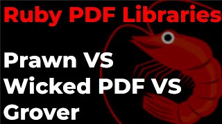 Benchmarking Ruby PDF libraries - Prawn 🦐 vs Grover vs Wicked PDF