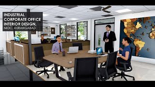 This is the BEST Industrial Corporate Office Interior 3D walkthrough EVER! @RenderingArtists