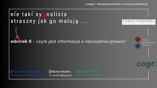 Część 1 - Czym jest informacja o naruszeniu prawa?