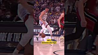 MPJ between the legs #youtubeshorts #shorts #nba #nbafinals #denver #nuggets #mpj #jokic #murray