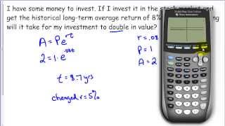 Solving Exp Equations with a Graphing Utility