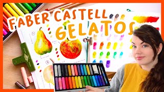 Testing Faber Castell Gelatos! ✨ 3 ways to use them 🎨