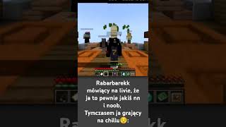 Ah ten napocony Rabarbarekk #minecraft #mc #viral