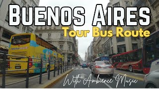 Scenic Drive Along the 'Bus Turístico de Buenos Aires' Route 🚍🌆