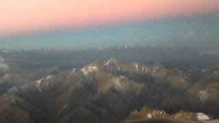 Flying over Andes - beautiful video!