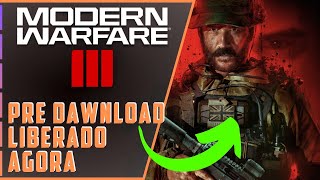 COD MW 3 PRÉ-DAWNLOAD DA CAMPANHA LIBERADO AGORA!!!