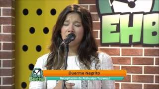 Duerme negrito. Milena Salamanca en Canal local de Televisión. Medellín (Colombia). 2014.