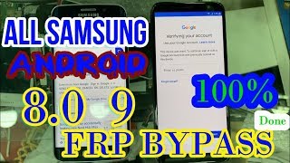 samsung FRP BYPASS New Method Android 8.0 9.0 Any Android Device Esey Method without computer