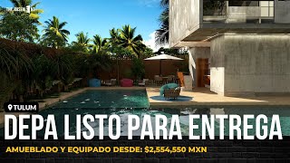 DEPARTAMENTO EN VENTA TULUM ENTREGA INMEDIATA | THE BASEMENT