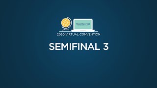 2020 Toastmasters International Semifinal Contest 3