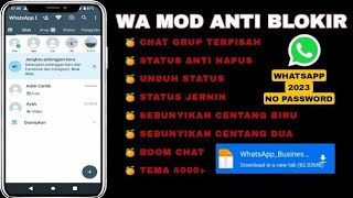 WA MOD TERBARU 2023 ANTI BLOKIR || WHATSAPP MOD TERBARU 2023