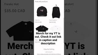 Merch Is Our Now for Freaks!!!! Website in description