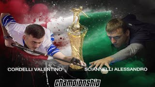 CORDELLI VALENTINO VS SCIANNELLI ALESSANDRO Campionato Italiano Pool 2024 BILLIARD TV