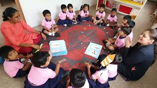 St. Peter's little Tots engaged in Fine Motor Skill activity