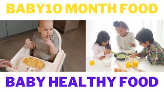 10 month baby food recipes