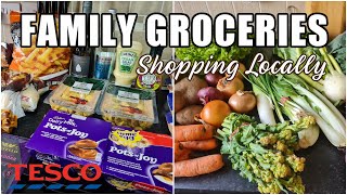 WEEKLY FAMILY FOOD SHOP UK  | GROCERY HAUL | TESCO HAUL | FAMILY FOOD HAUL | SHOPPING LOCALLY |