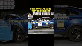 SUVs populares no Brasil no teste de colisão