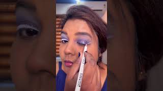 Deep Sea Dive | Eye Makeup #makeup #shorts #ashortaday