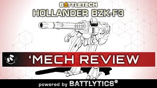 Hollander BZK-F3: Battlytics | Classic BattleTech Mech Review | Clan Invasion