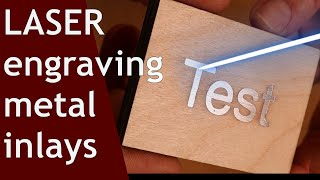 Metal inlays with the LASER ENGRAVER - two ways that work